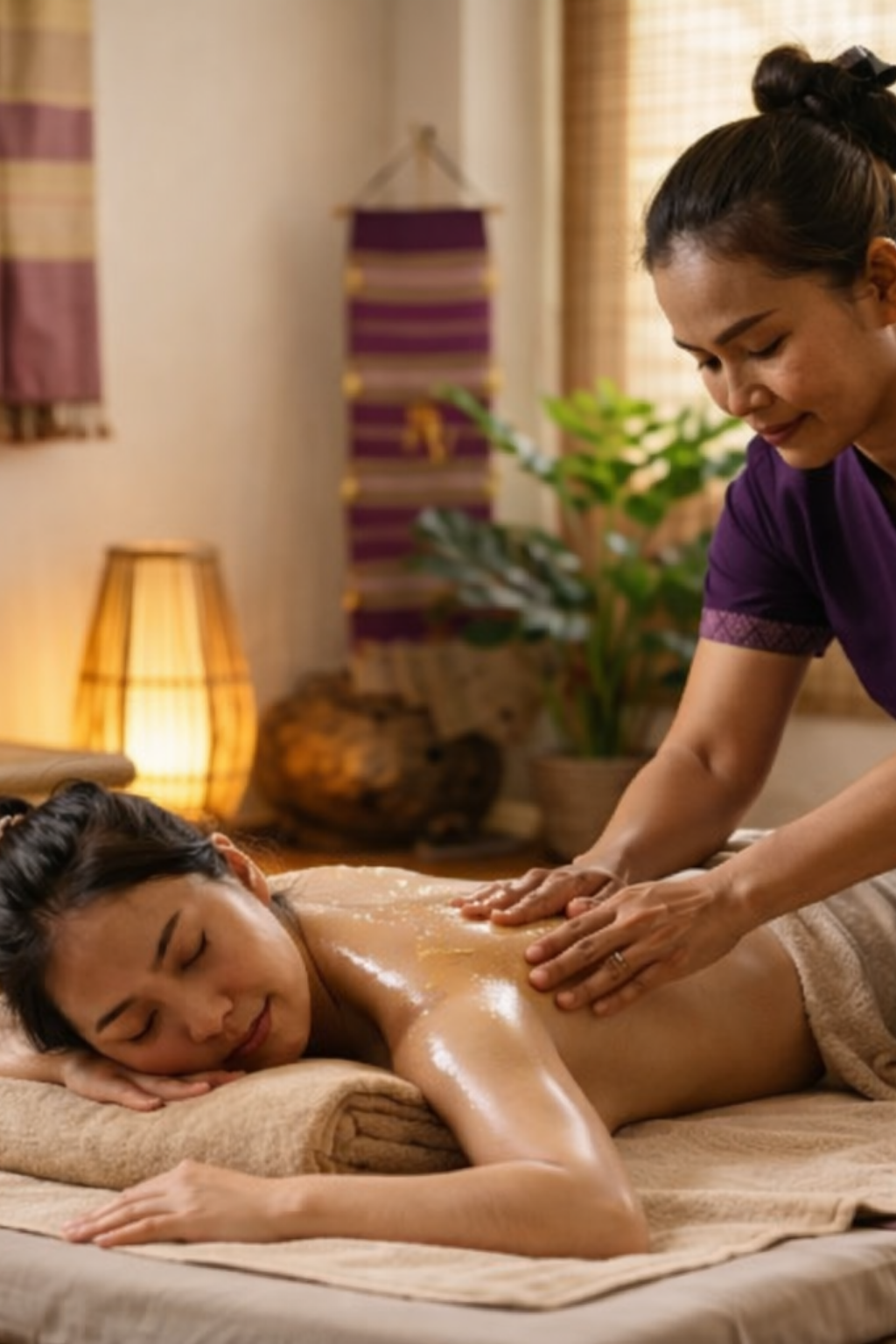 Thai l'huile massage